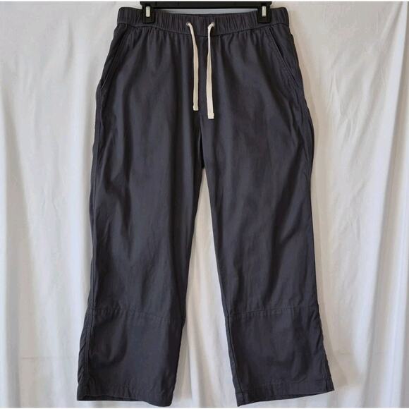 Sold! Pact Womens Storm Gray Organic Cotton Blend Daily Twill Pants Medium - Picture 2 of 7